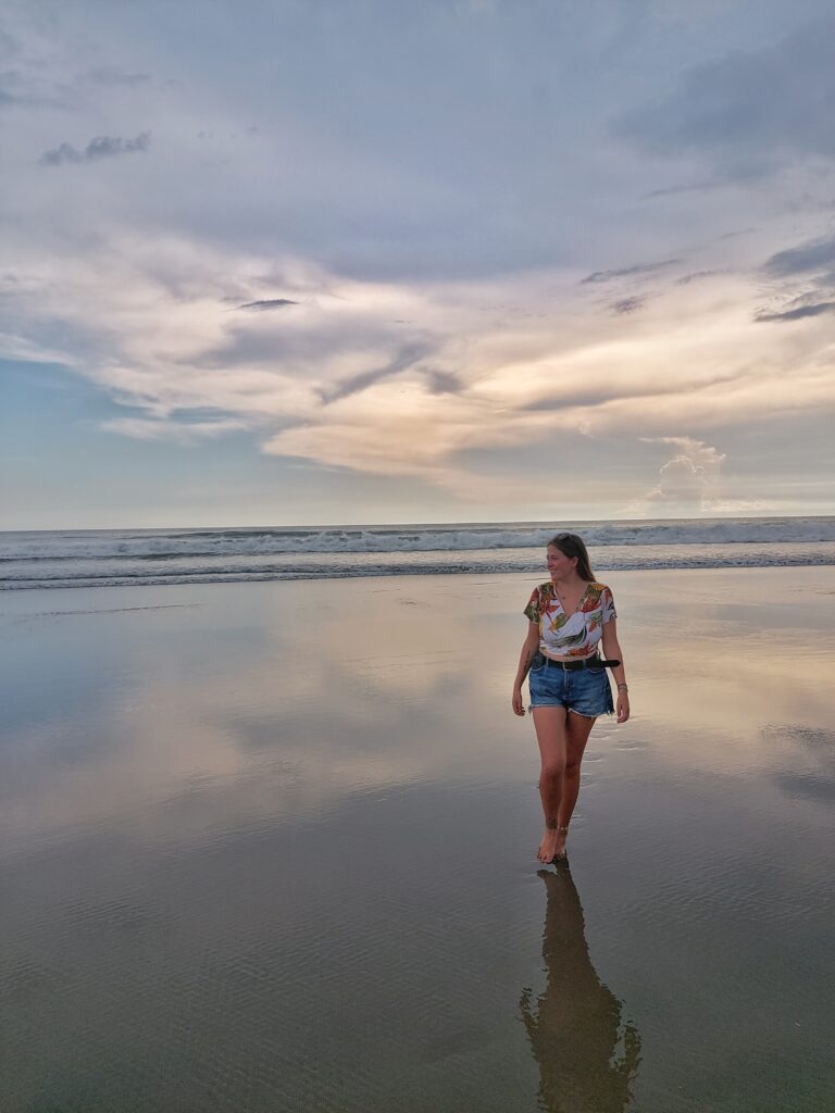 Sunset on Double Six beach Bali