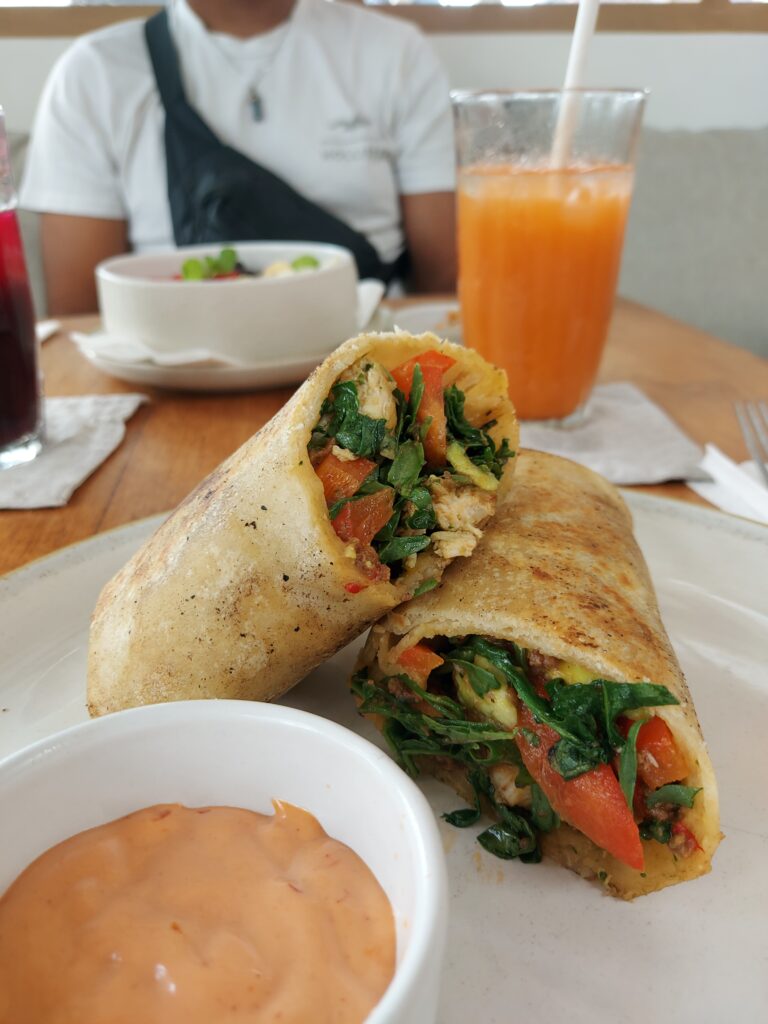Crumb & Coaster Breakfast wrap